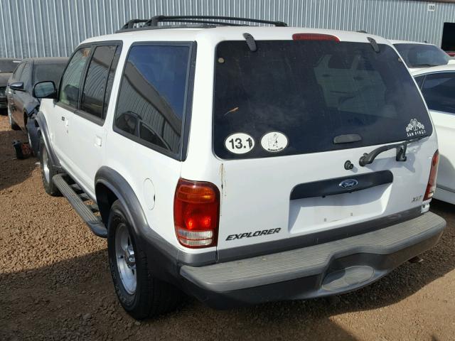 1FMZU63E5YZC63738 - 2000 FORD EXPLORER X WHITE photo 3