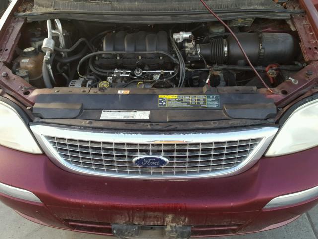 2FMZA52401BB29109 - 2001 FORD WINDSTAR S BURGUNDY photo 7