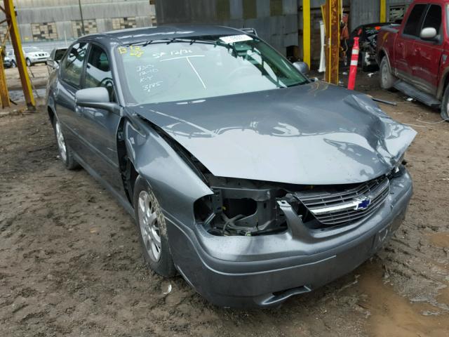 2G1WF52E149393185 - 2004 CHEVROLET IMPALA CHARCOAL photo 1