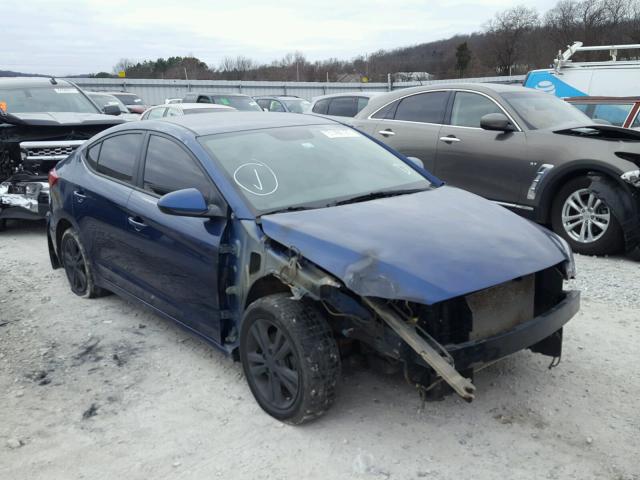 5NPD84LF2HH040077 - 2017 HYUNDAI ELANTRA SE BLUE photo 1