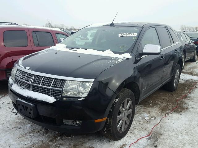 2LMDU88C87BJ19121 - 2007 LINCOLN MKX BLACK photo 2