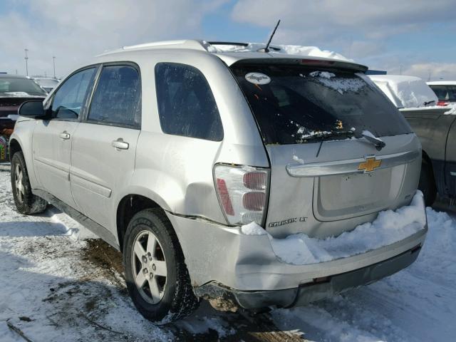 2CNDL73F876228830 - 2007 CHEVROLET EQUINOX LT SILVER photo 3