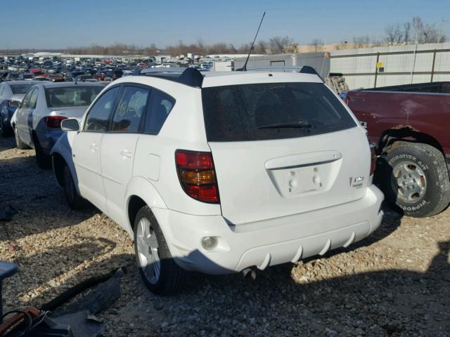 5Y2SL63855Z432980 - 2005 PONTIAC VIBE WHITE photo 3