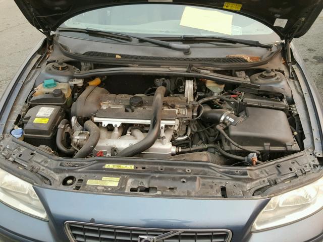 YV1RS592262542646 - 2006 VOLVO S60 2.5T BLUE photo 7