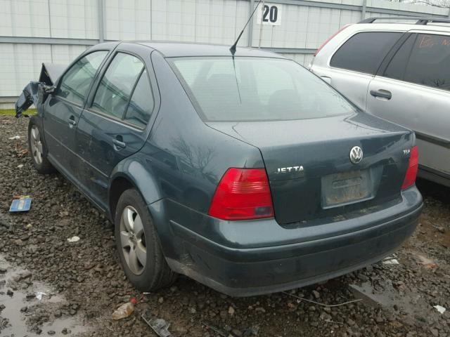 3VWRP69M13M177120 - 2003 VOLKSWAGEN JETTA GL T GREEN photo 3