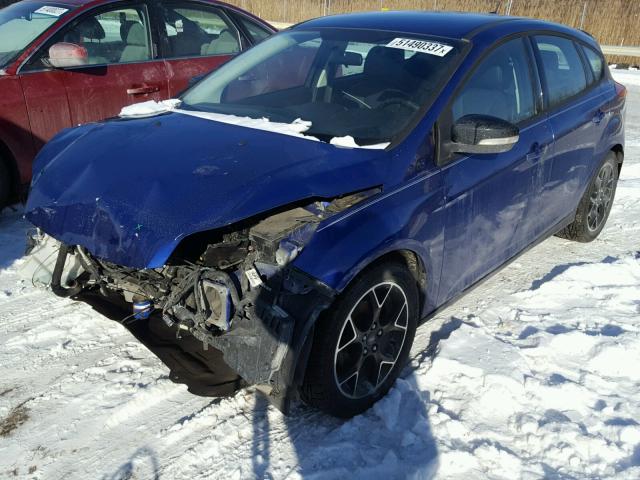 1FADP3K24DL183006 - 2013 FORD FOCUS SE BLUE photo 2