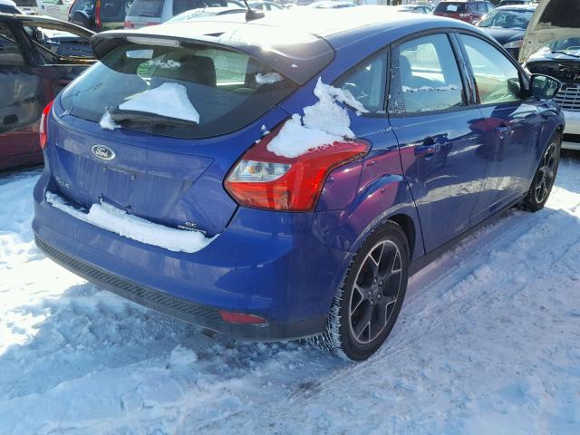 1FADP3K24DL183006 - 2013 FORD FOCUS SE BLUE photo 4