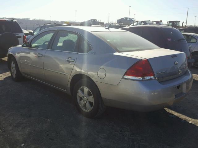 2G1WT58K079414599 - 2007 CHEVROLET IMPALA LT SILVER photo 3