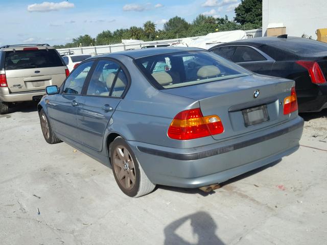 WBAEV33412KL74242 - 2002 BMW 325 I TEAL photo 3