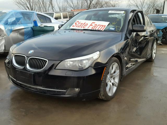 WBANW13538CN56229 - 2008 BMW 535 I BLACK photo 2