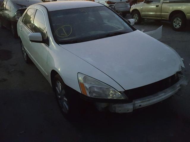 1HGCM66407A022729 - 2007 HONDA ACCORD SE WHITE photo 1