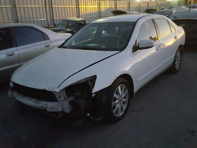 1HGCM66407A022729 - 2007 HONDA ACCORD SE WHITE photo 2