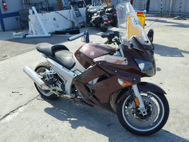 JYARP15Y37A000565 - 2007 YAMAHA FJR1300 MAROON photo 1