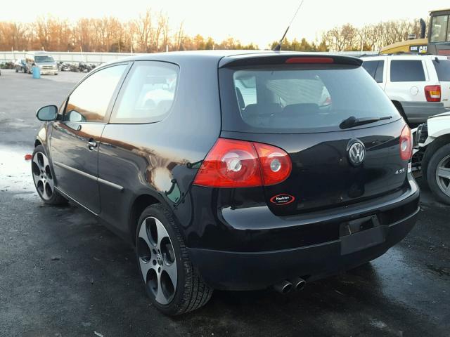 WVWBA71K29W080393 - 2009 VOLKSWAGEN RABBIT BLACK photo 3