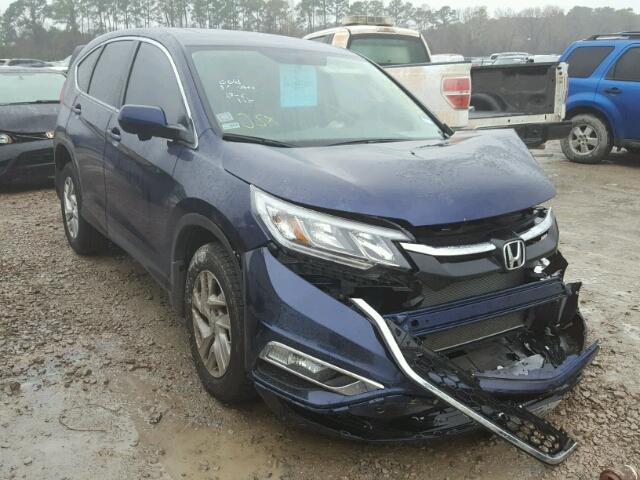 3CZRM3H54FG708084 - 2015 HONDA CR-V EX BLUE photo 1