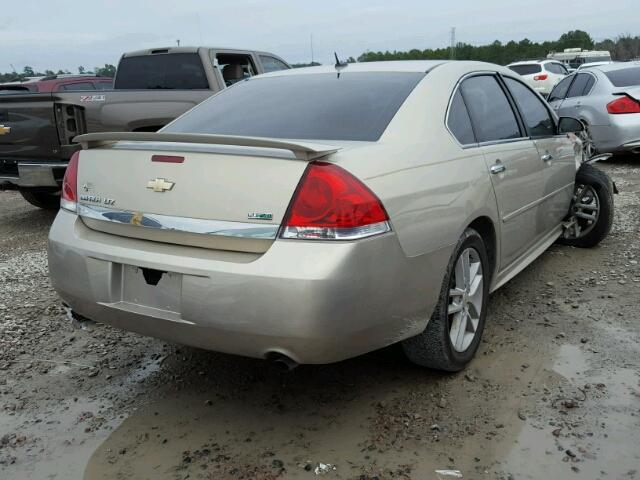 2G1WC5EM8B1111714 - 2011 CHEVROLET IMPALA LTZ GOLD photo 4