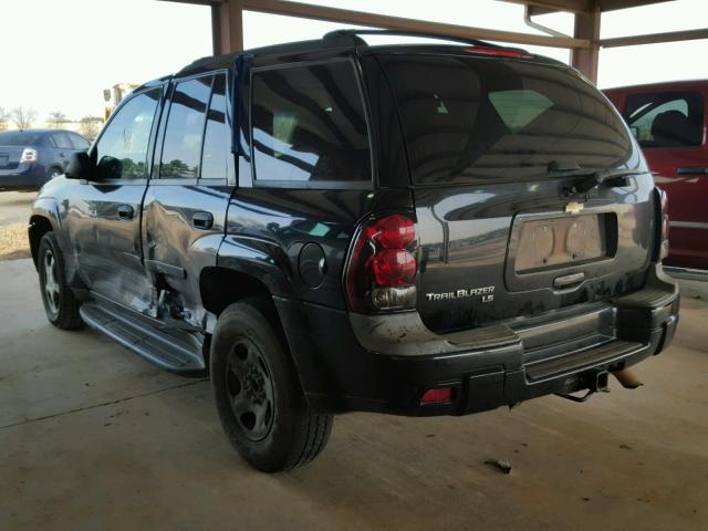 1GNDS13S772123265 - 2007 CHEVROLET TRAILBLAZE BLACK photo 3