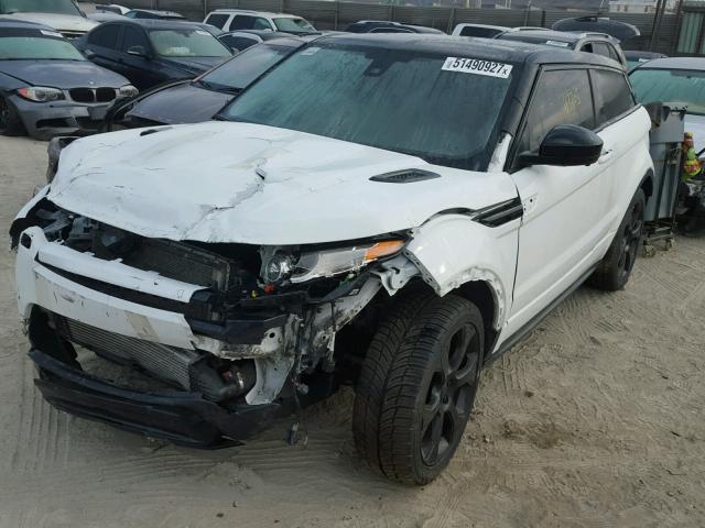 SALVT1BG4EH900169 - 2014 LAND ROVER RANGE ROVE WHITE photo 2