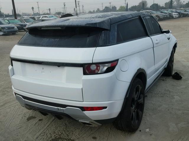 SALVT1BG4EH900169 - 2014 LAND ROVER RANGE ROVE WHITE photo 4