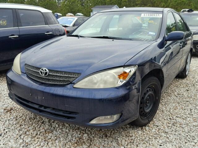 4T1BE32K34U363025 - 2004 TOYOTA CAMRY LE BLUE photo 2