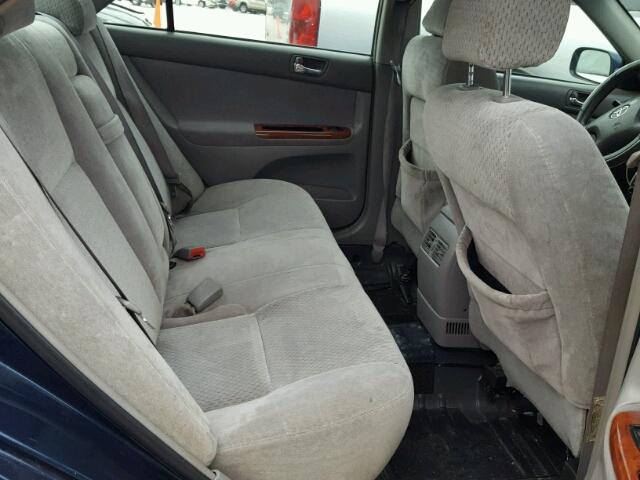 4T1BE32K34U363025 - 2004 TOYOTA CAMRY LE BLUE photo 6