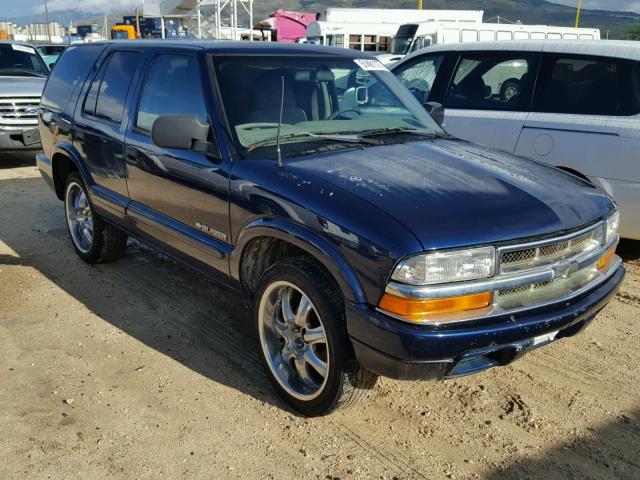 1GNCS13X44K104997 - 2004 CHEVROLET BLAZER BLUE photo 1