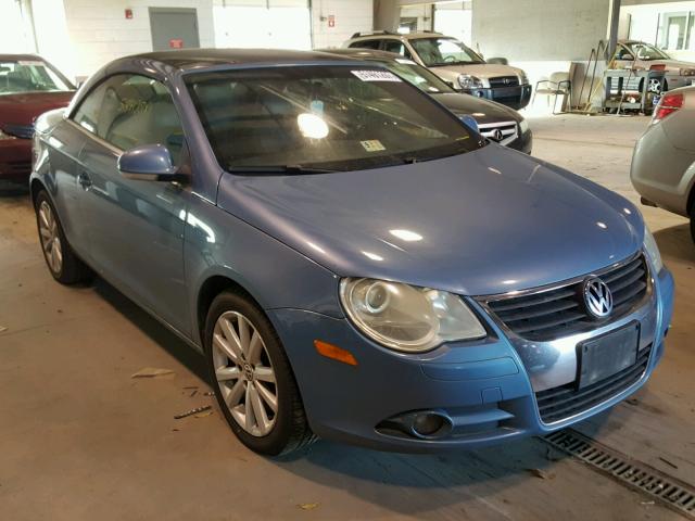 WVWBA71F78V036798 - 2008 VOLKSWAGEN EOS TURBO BLUE photo 1