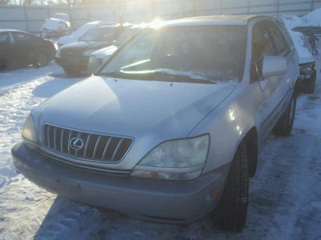 JTJHF10U220285813 - 2002 LEXUS RX 300 GRAY photo 2