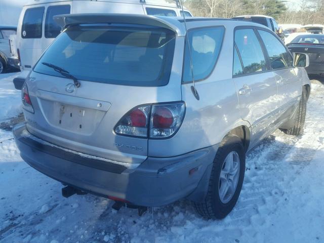 JTJHF10U220285813 - 2002 LEXUS RX 300 GRAY photo 4