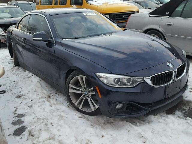 WBA3T1C55GP823670 - 2016 BMW 428 XI SUL BLUE photo 1