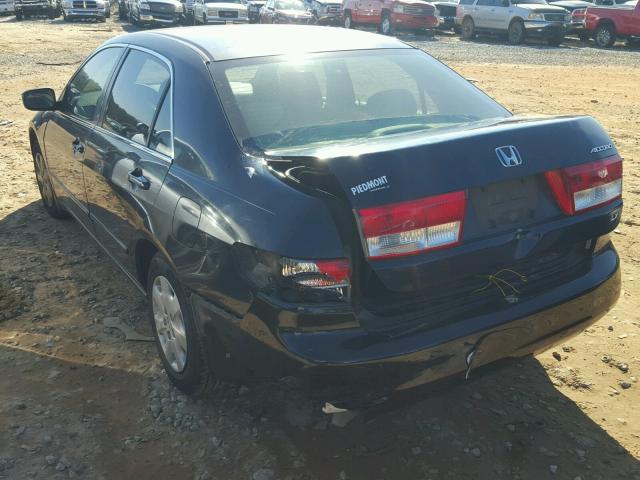 1HGCM56394A141604 - 2004 HONDA ACCORD LX BLACK photo 3