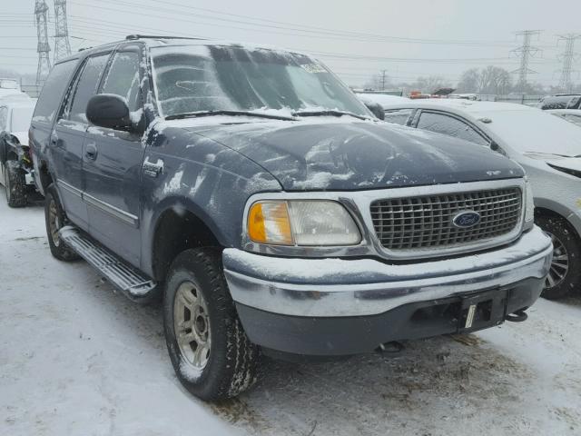 1FMRU1662YLB33541 - 2000 FORD EXPEDITION BLUE photo 1