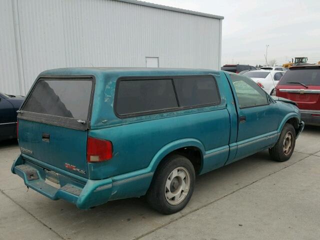 1GTCS1440S8517037 - 1995 GMC SONOMA GREEN photo 4