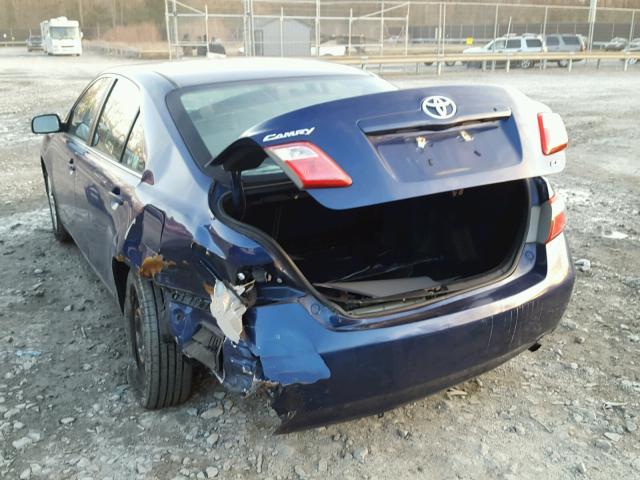 4T1BE46K97U164470 - 2007 TOYOTA CAMRY NEW BLUE photo 3