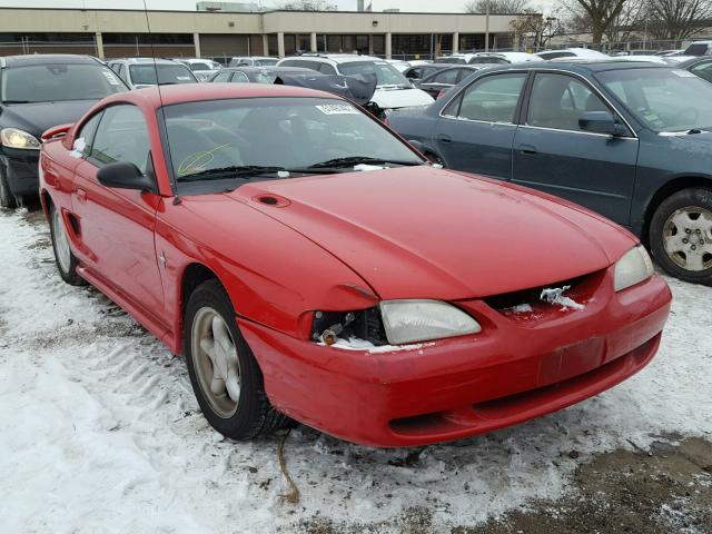 1FAFP4047WF255188 - 1998 FORD MUSTANG RED photo 1