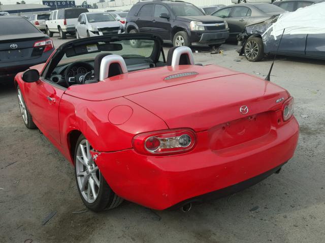 JM1NC2FF1A0211911 - 2010 MAZDA MX-5 MIATA RED photo 3