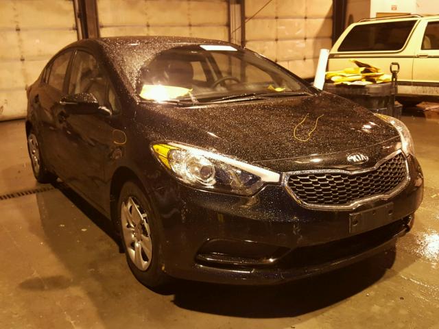 KNAFX4A63G5594870 - 2016 KIA FORTE LX BLACK photo 1