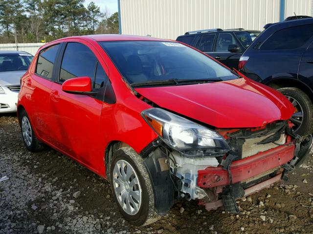 VNKKTUD39FA016557 - 2015 TOYOTA YARIS RED photo 1