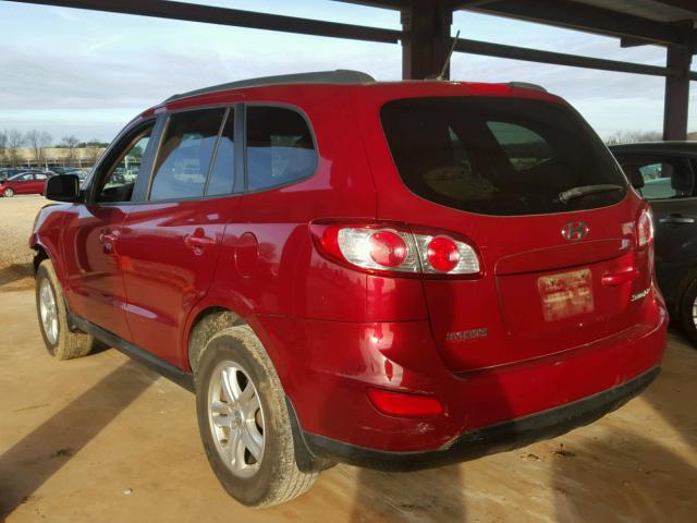 5XYZG3ABXBG036327 - 2011 HYUNDAI SANTA FE G RED photo 3