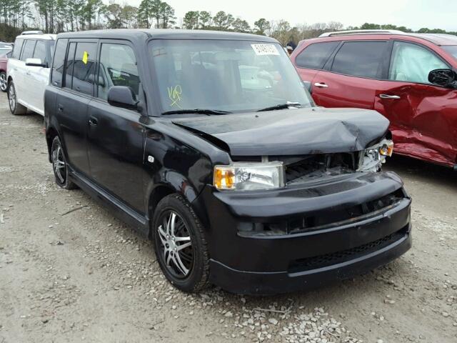 JTLKT324550188737 - 2005 TOYOTA SCION XB BLACK photo 1