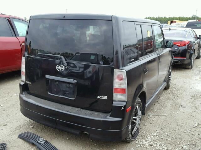 JTLKT324550188737 - 2005 TOYOTA SCION XB BLACK photo 4