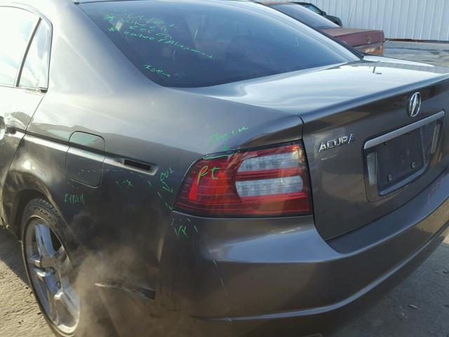 19UUA66228A027539 - 2008 ACURA TL GRAY photo 9