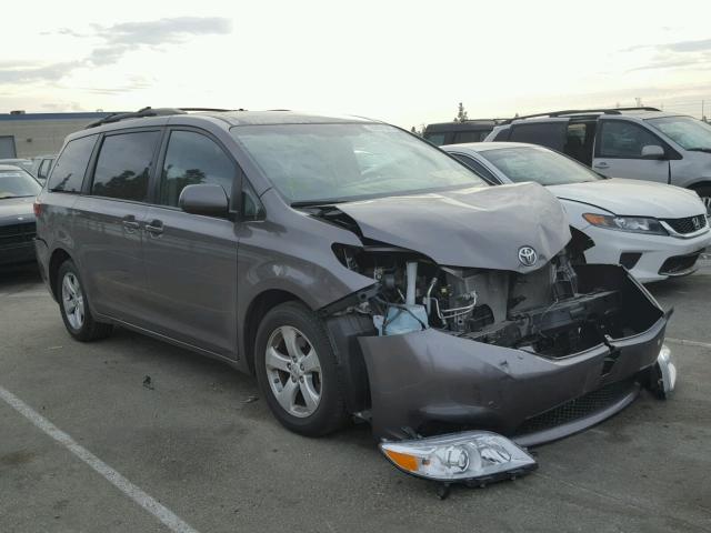 5TDKK3DC2FS617527 - 2015 TOYOTA SIENNA LE GRAY photo 1