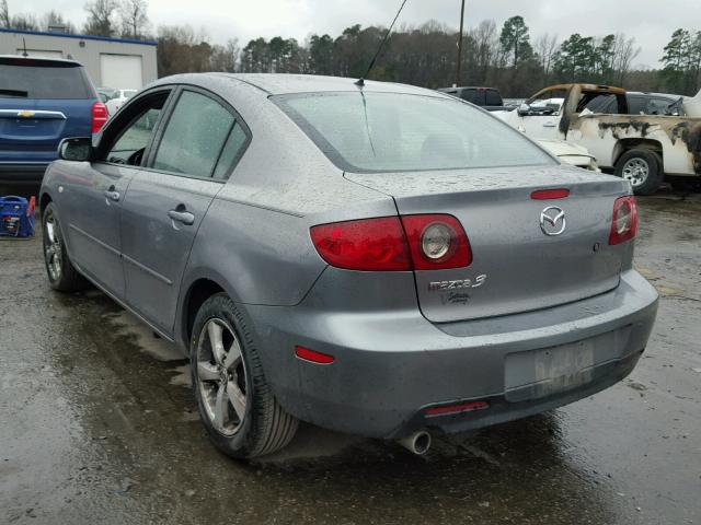 JM1BK12FX51299055 - 2005 MAZDA 3 I GRAY photo 3