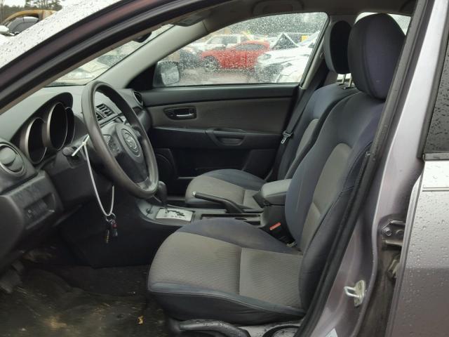 JM1BK12FX51299055 - 2005 MAZDA 3 I GRAY photo 5