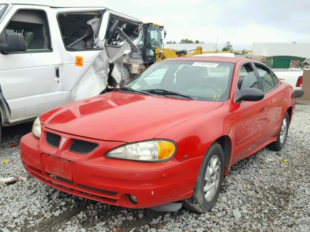 1G2NF52E94M543229 - 2004 PONTIAC GRAND AM S RED photo 2