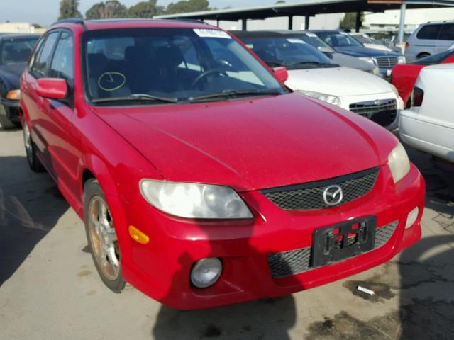 JM1BJ246321535143 - 2002 MAZDA PROTEGE PR RED photo 1