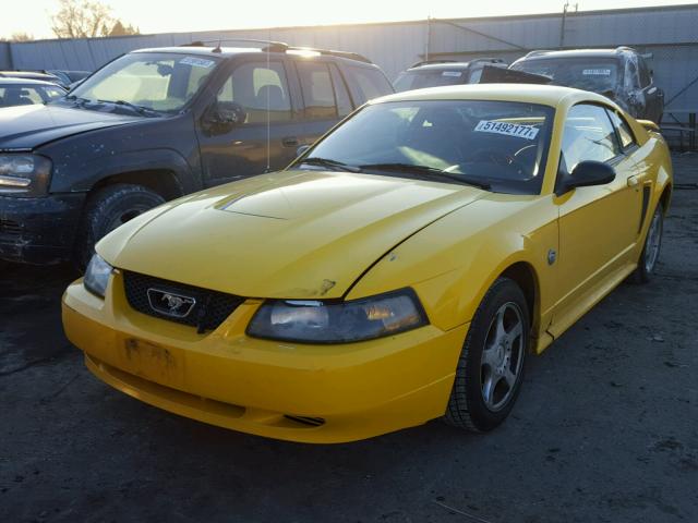 1FAFP40604F155660 - 2004 FORD MUSTANG YELLOW photo 2