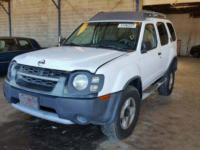 5N1ED28Y62C527151 - 2002 NISSAN XTERRA XE WHITE photo 2