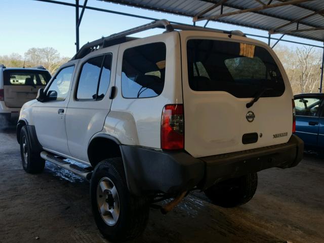 5N1ED28Y62C527151 - 2002 NISSAN XTERRA XE WHITE photo 3